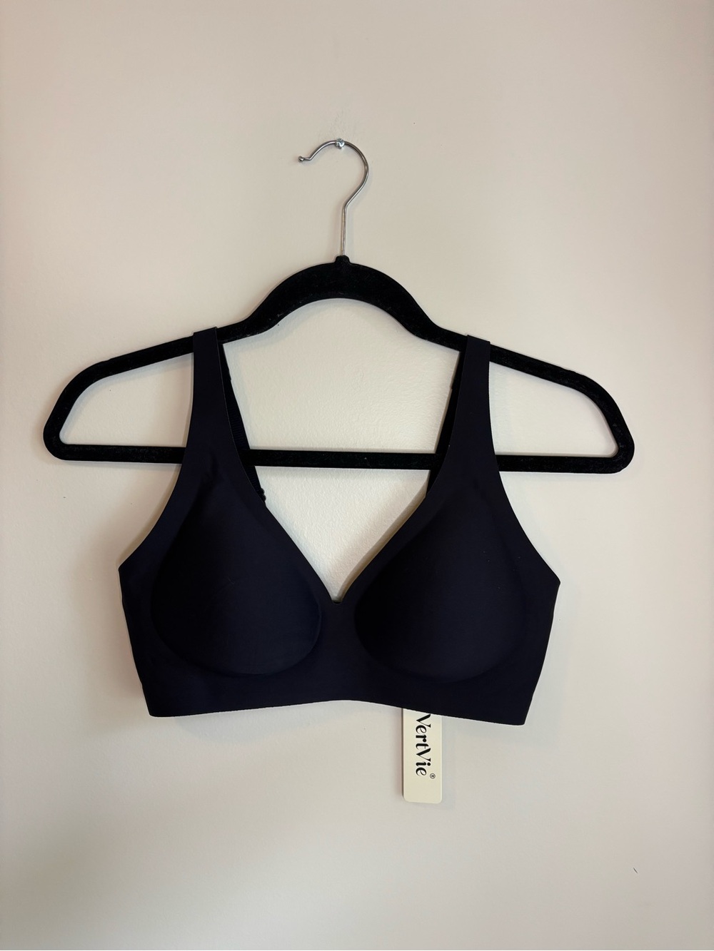 VertVie Wireless Black Comfort Bra